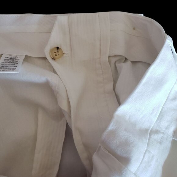 Michael Kors Mens Greenwich Linen Blend Pants White Size 32 - Picture 16 of 16